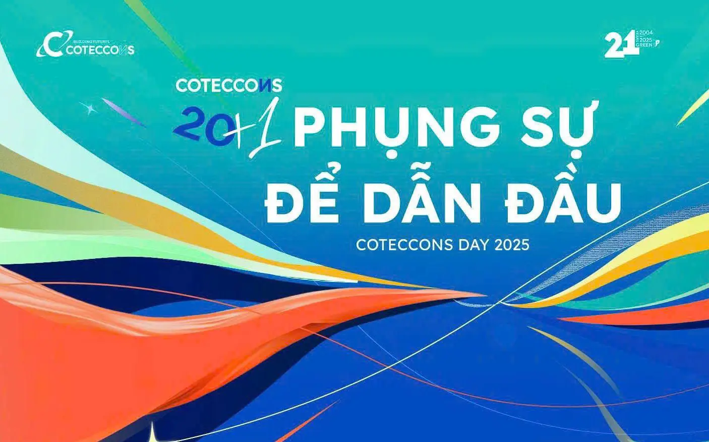 THÔNG TIN CHƯƠNG TRÌNH ĐÊM TRI ÂN COTECCONS 20+1: PHỤNG SỰ ĐỂ DẪN ĐẦU